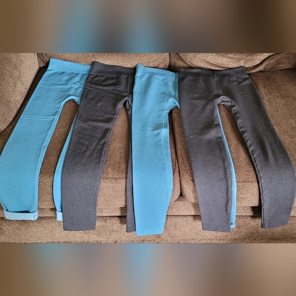 Lot of 4 cozy leggings - Picture 1 of 4